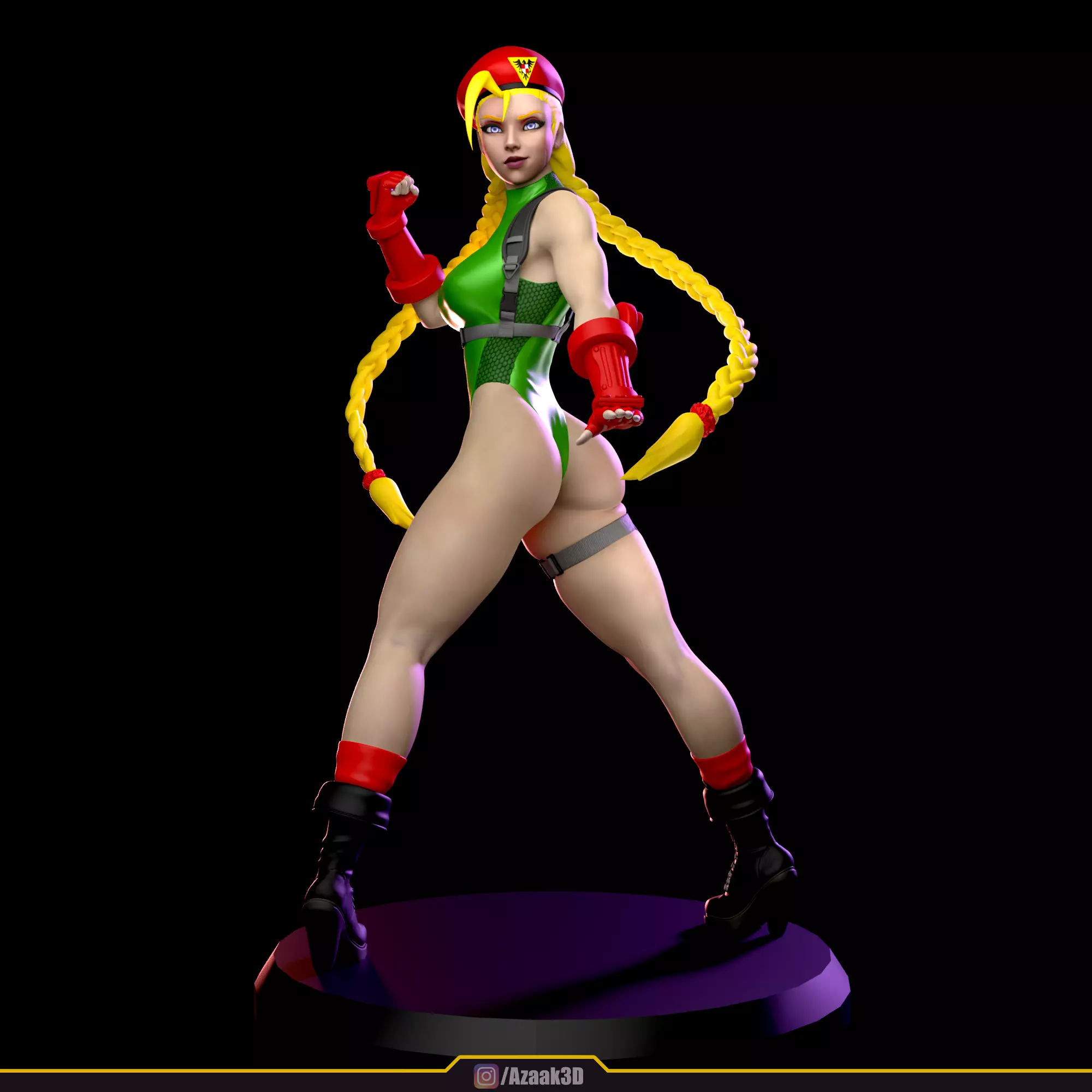 Cammy White Figure 3D print model_0