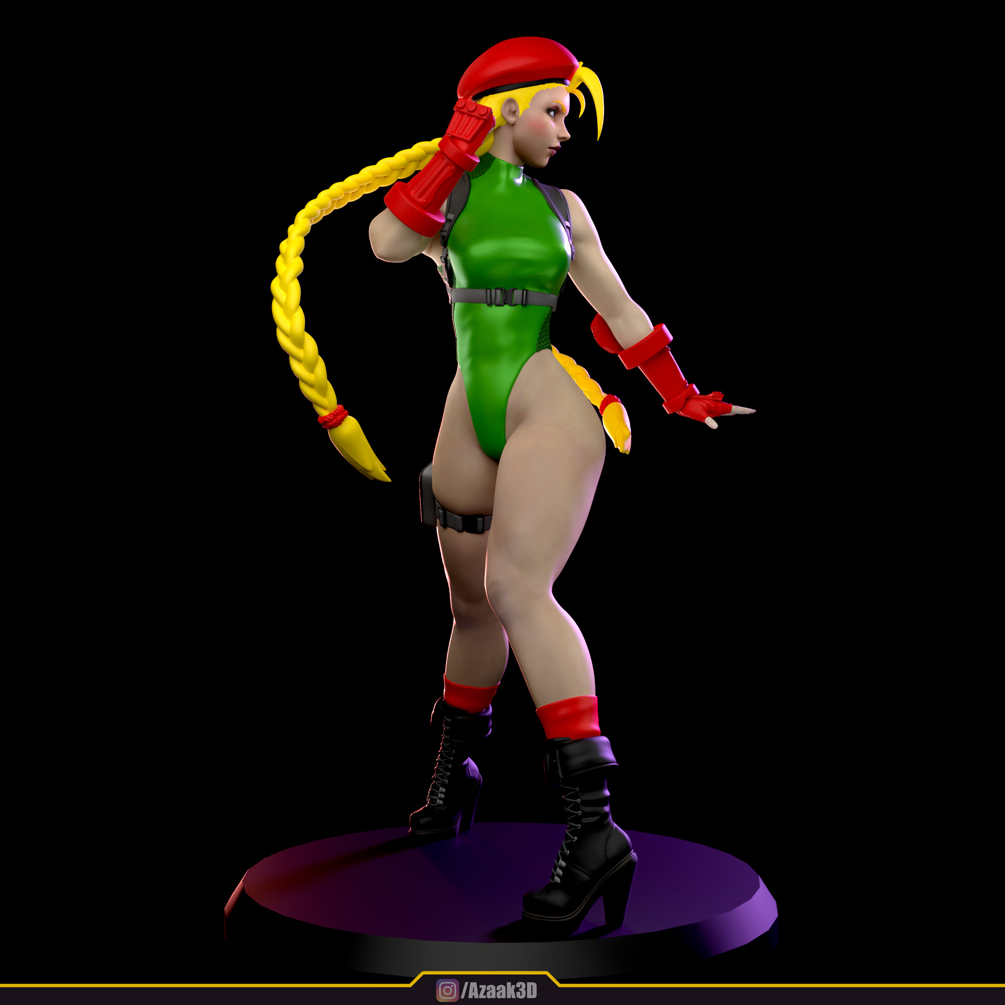 Cammy White Figure 3D print model_19