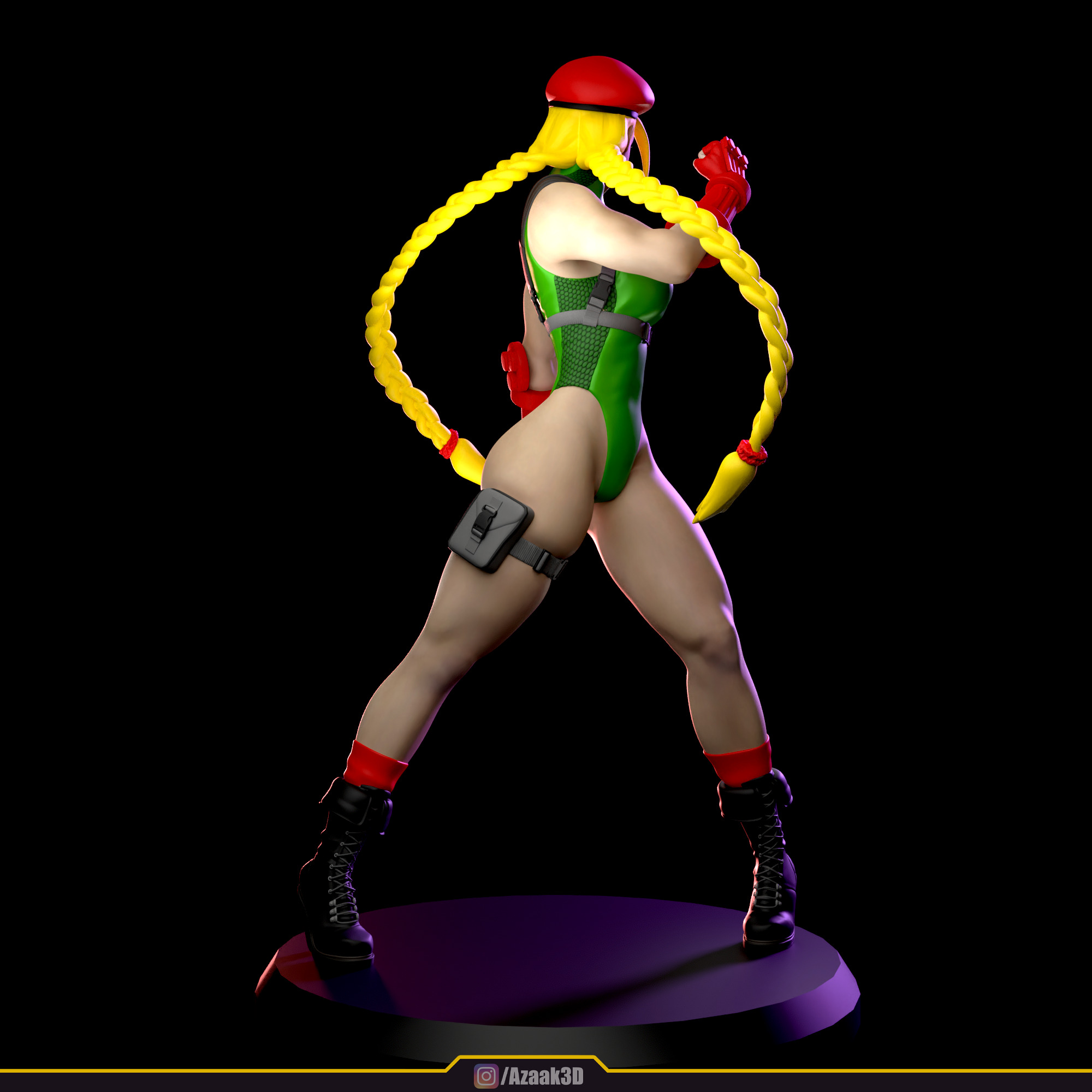 Cammy White Figure 3D print model_10