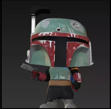 Boba fett funko pop Free 3D print model