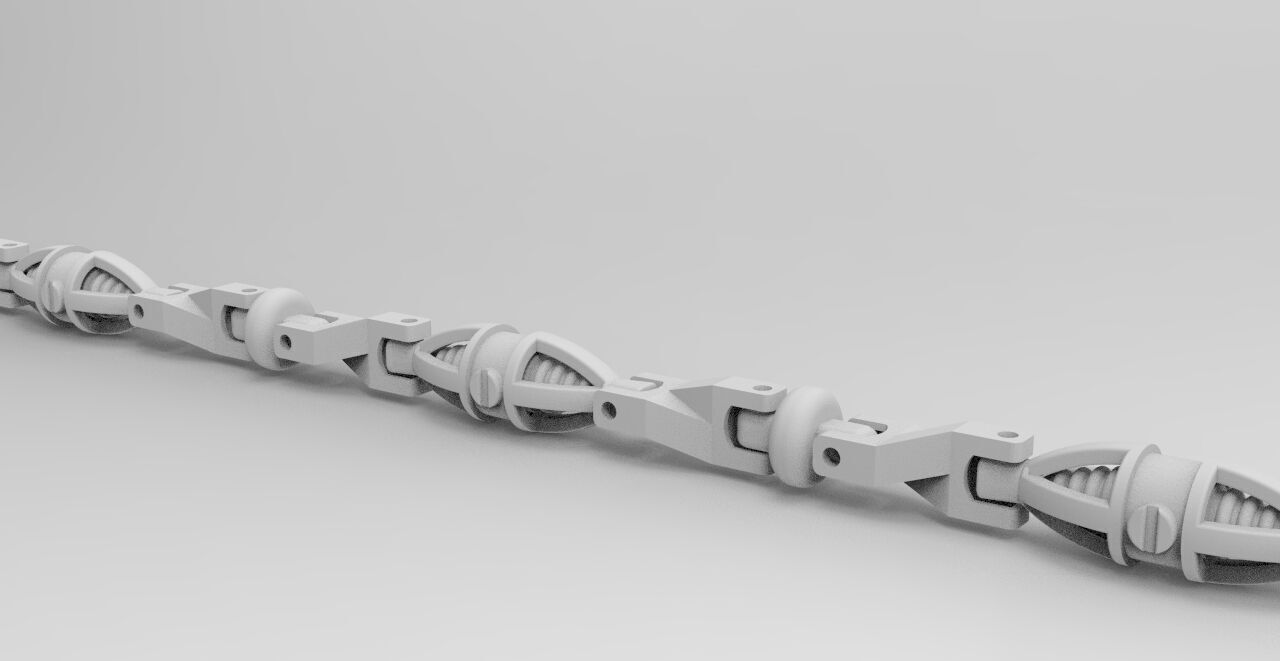 cadena dubay  3D print model_4