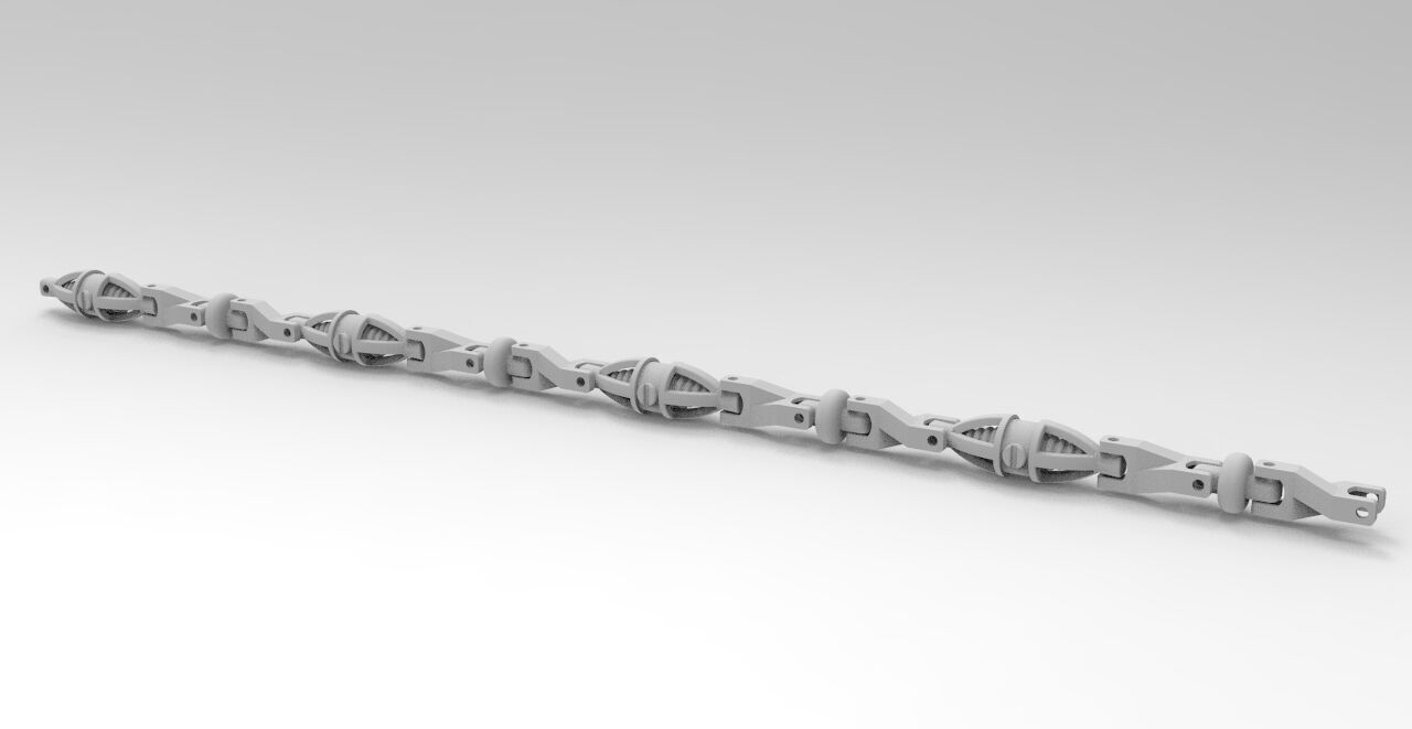 cadena dubay  3D print model_2