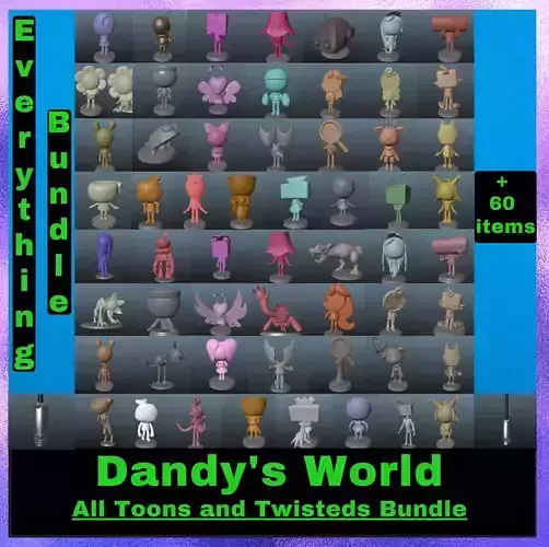 Dandy World Everything Bundle 3D print model
