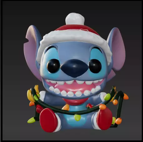 Stitch funko pop Free 3D print model_0