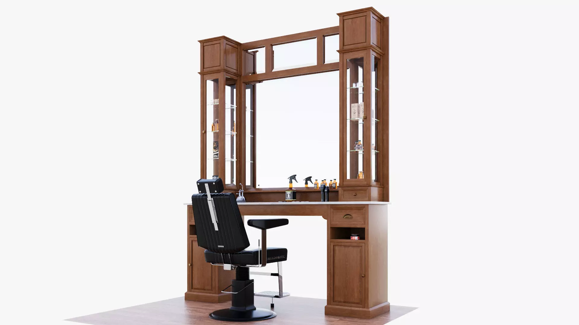 Barber Shop props 3D model