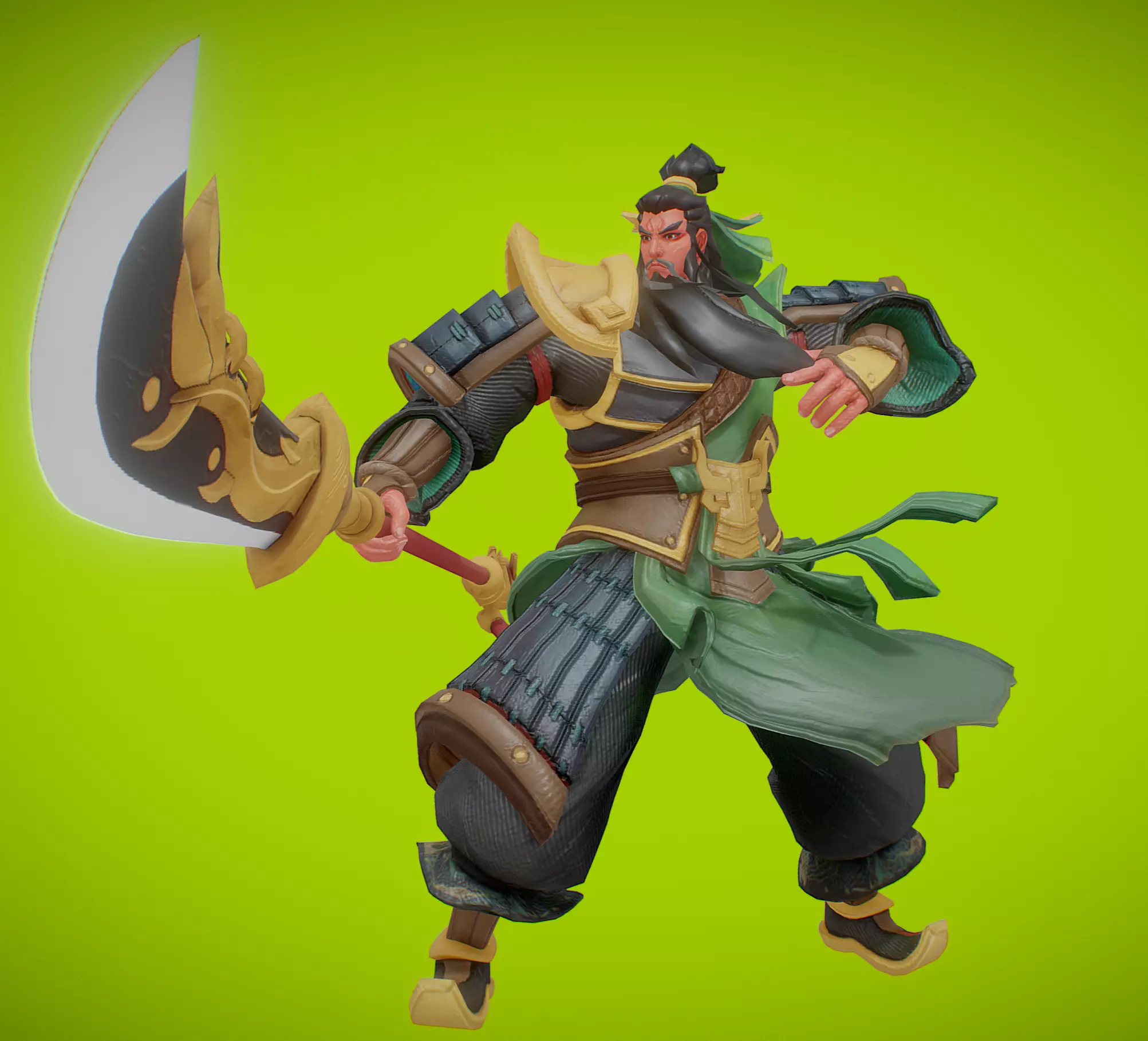 Yamaji Low-poly 3D model