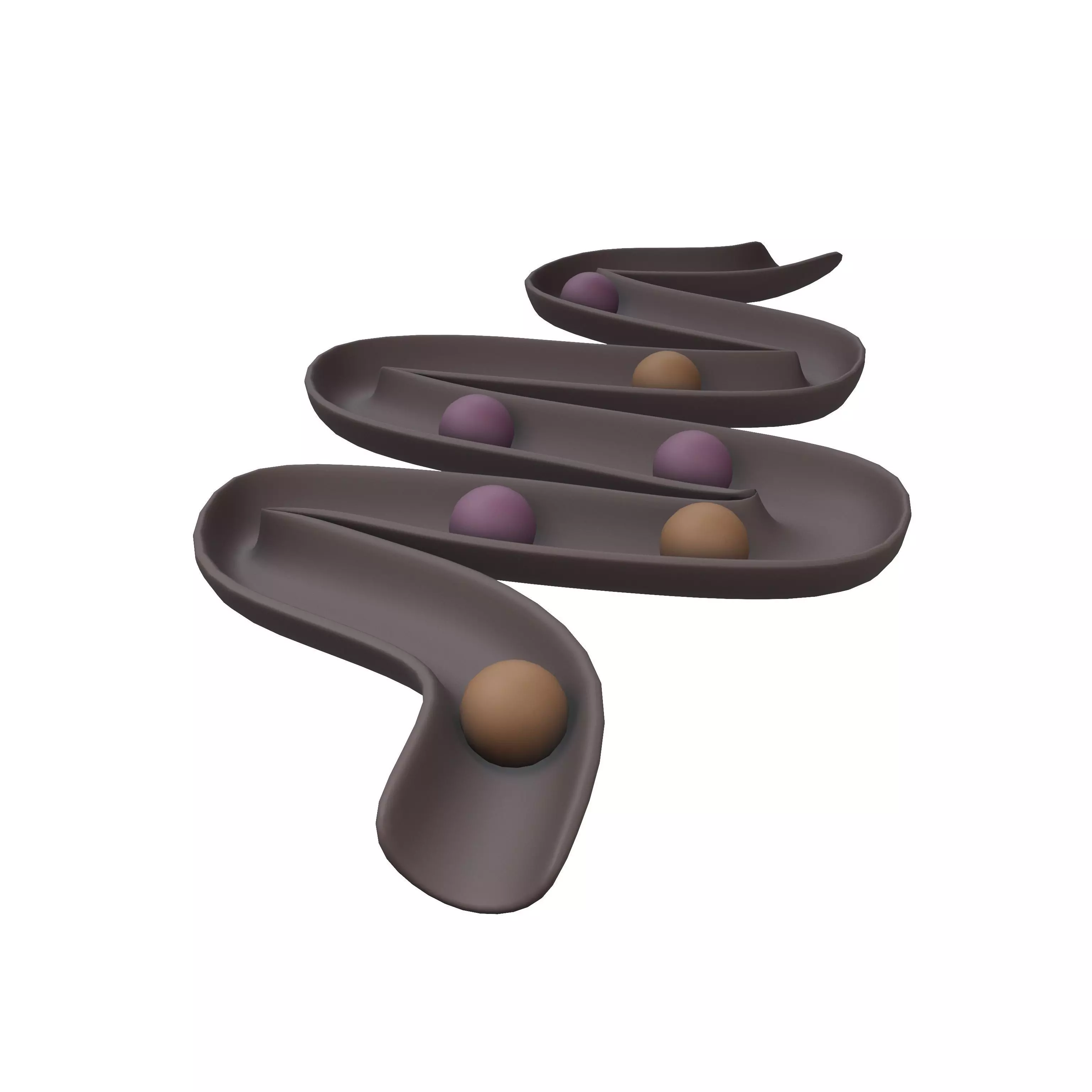Intestinal Digestion Model v1 002 Low-poly 3D model