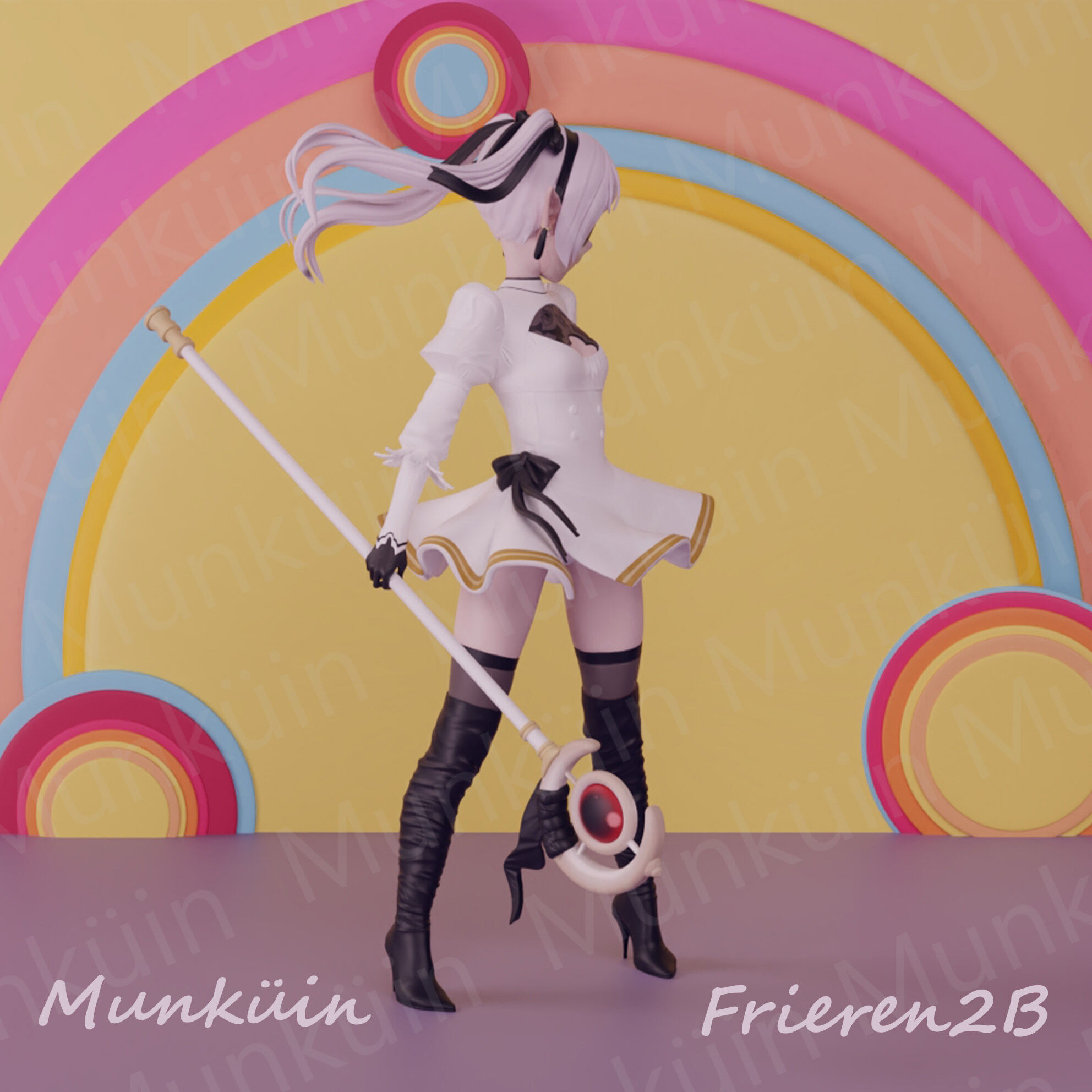 Fan Art Frieren 2B 3D print model_4