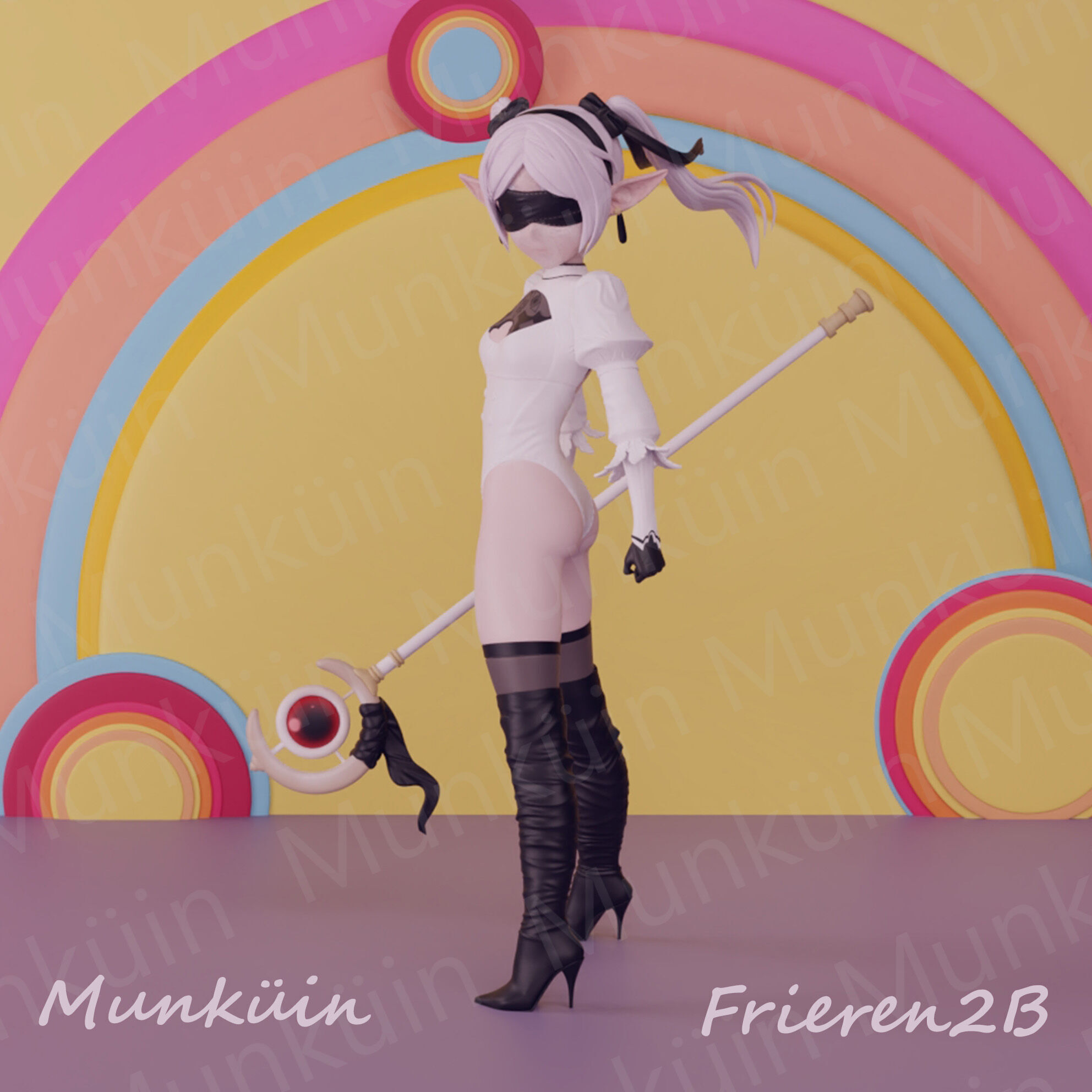 Fan Art Frieren 2B 3D print model_13