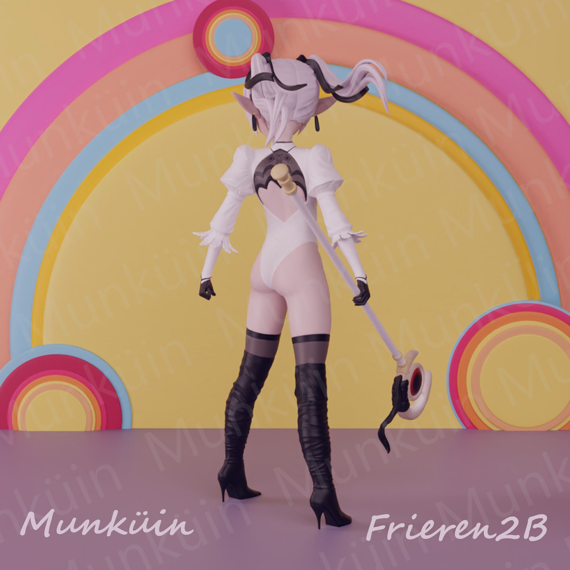 Fan Art Frieren 2B 3D print model_10