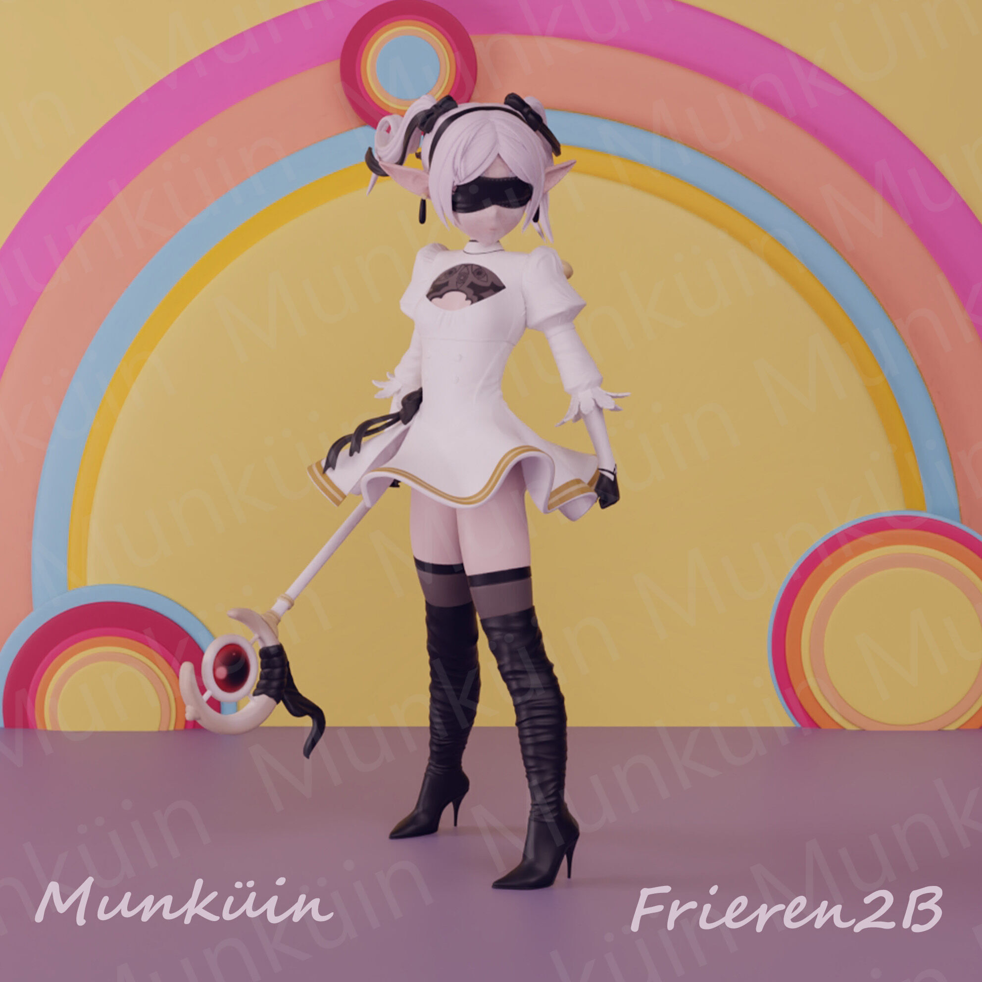 Fan Art Frieren 2B 3D print model_6