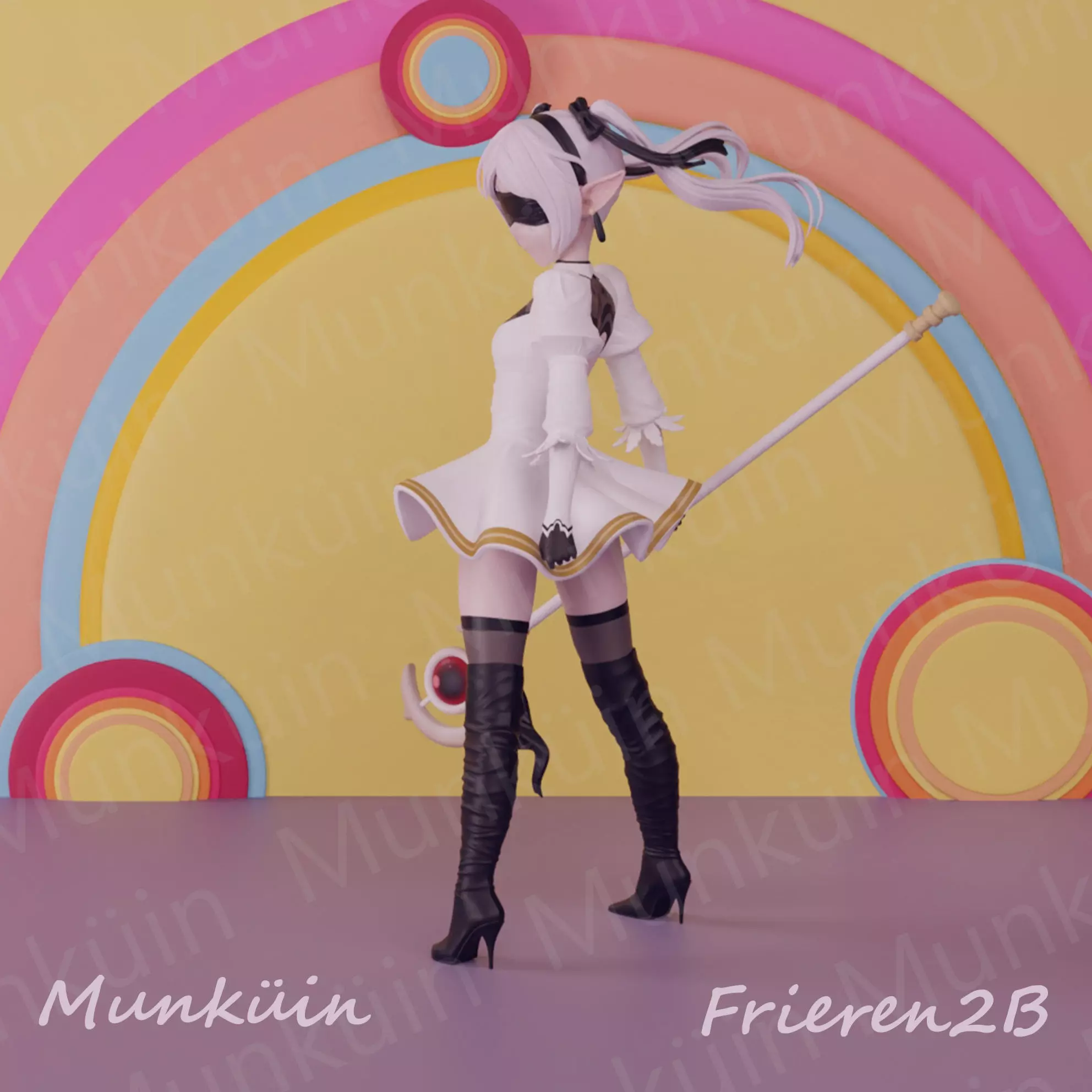 Fan Art Frieren 2B 3D print model_0