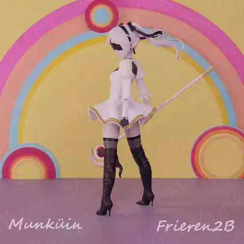 Fan Art Frieren 2B 3D print model