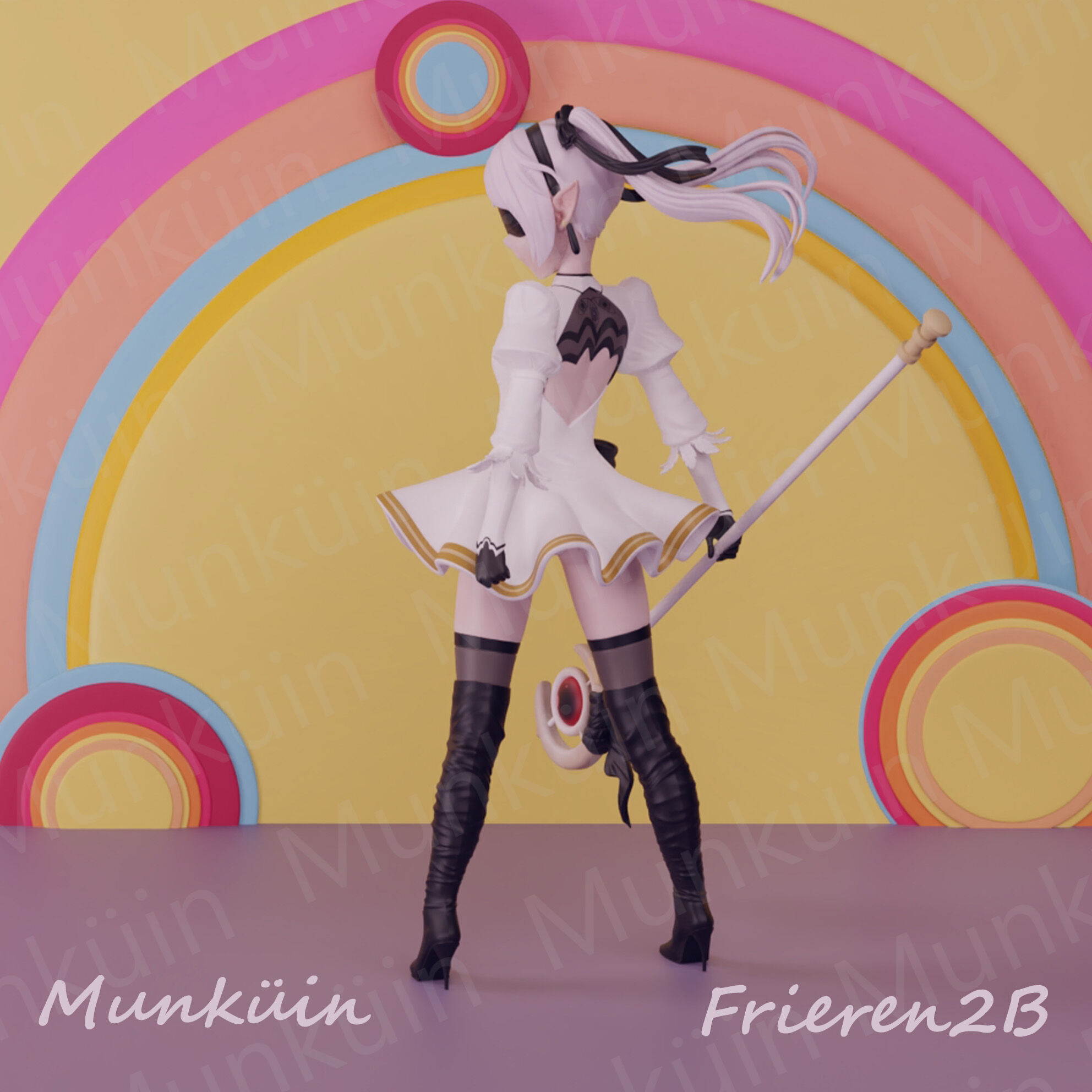 Fan Art Frieren 2B 3D print model_1