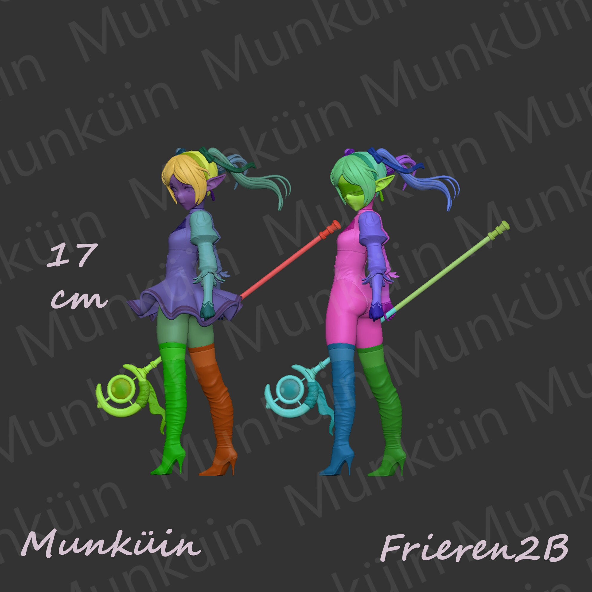 Fan Art Frieren 2B 3D print model_15