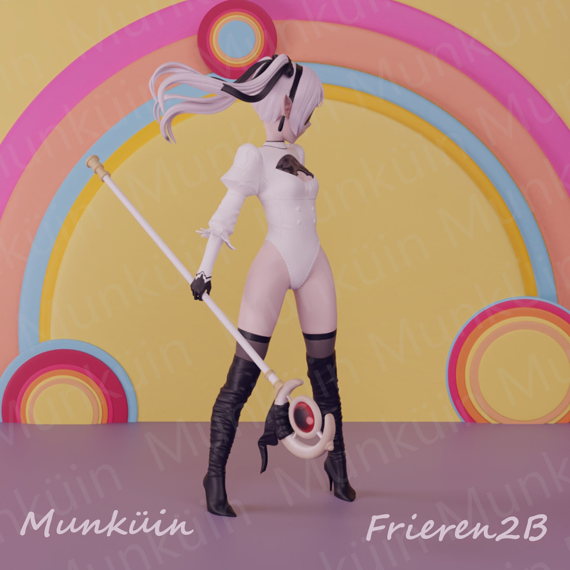 Fan Art Frieren 2B 3D print model_11