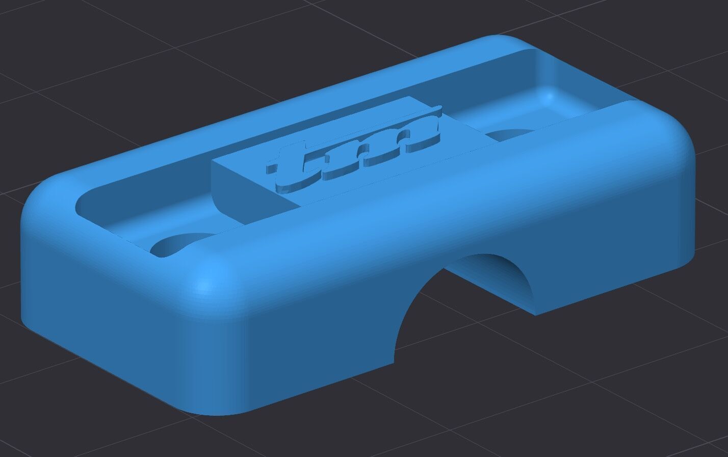 TM enduro front brake cable guide 3D print model_2