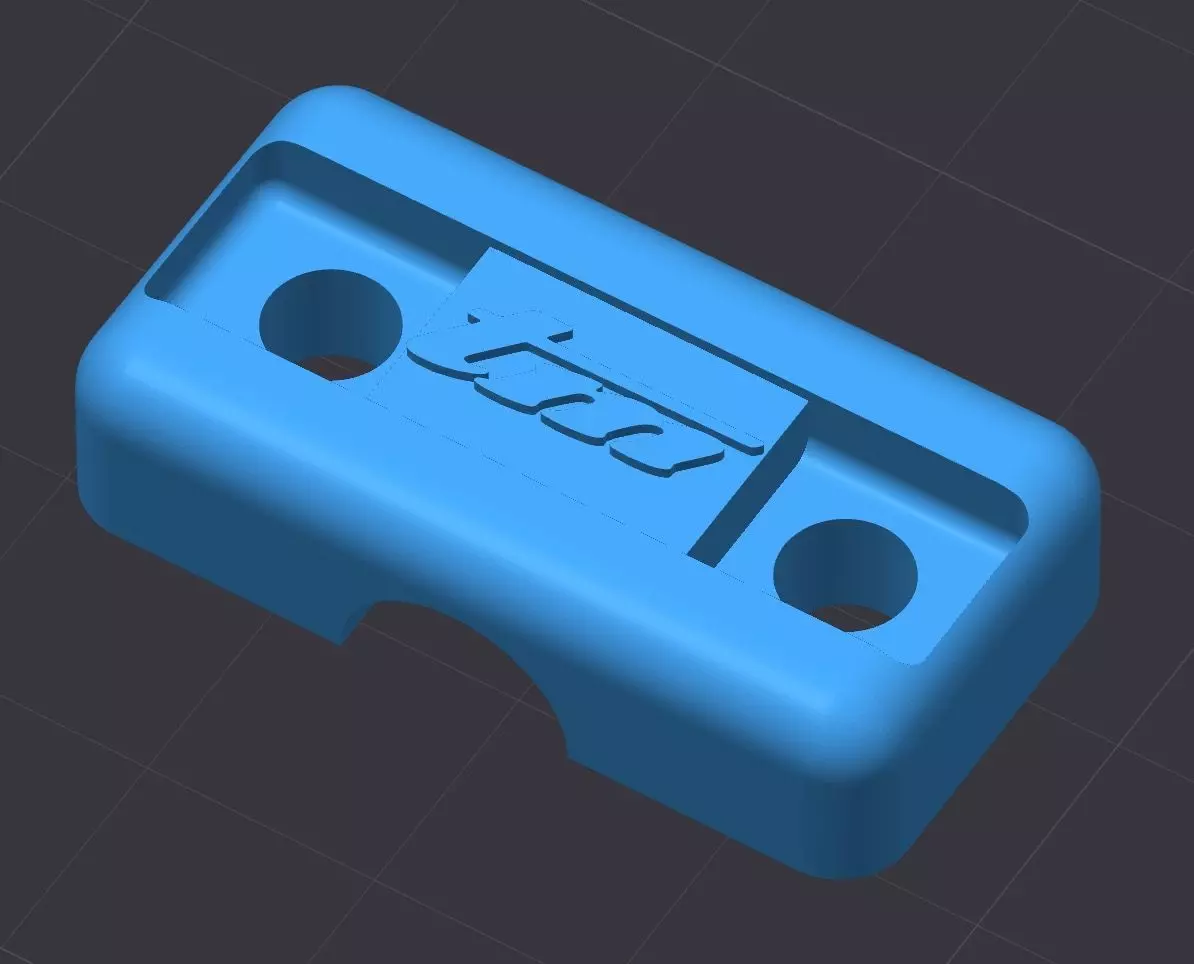 TM enduro front brake cable guide 3D print model_0