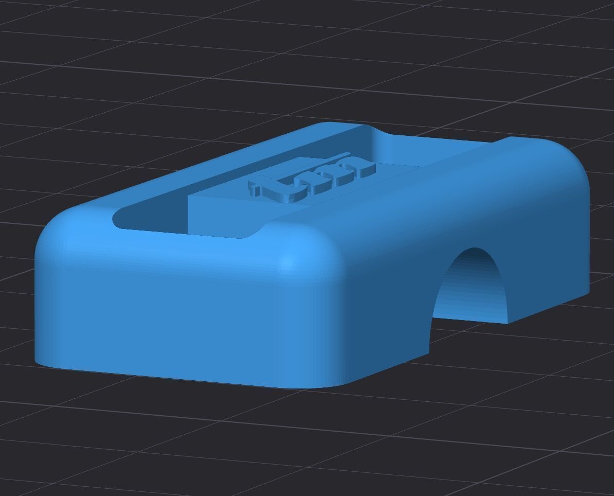 TM enduro front brake cable guide 3D print model_1