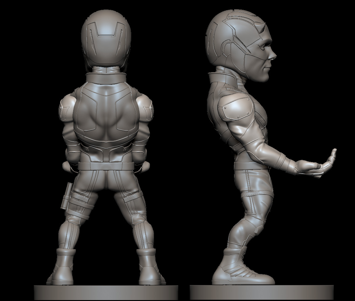 Daredevil joystick holder 3D print model_2