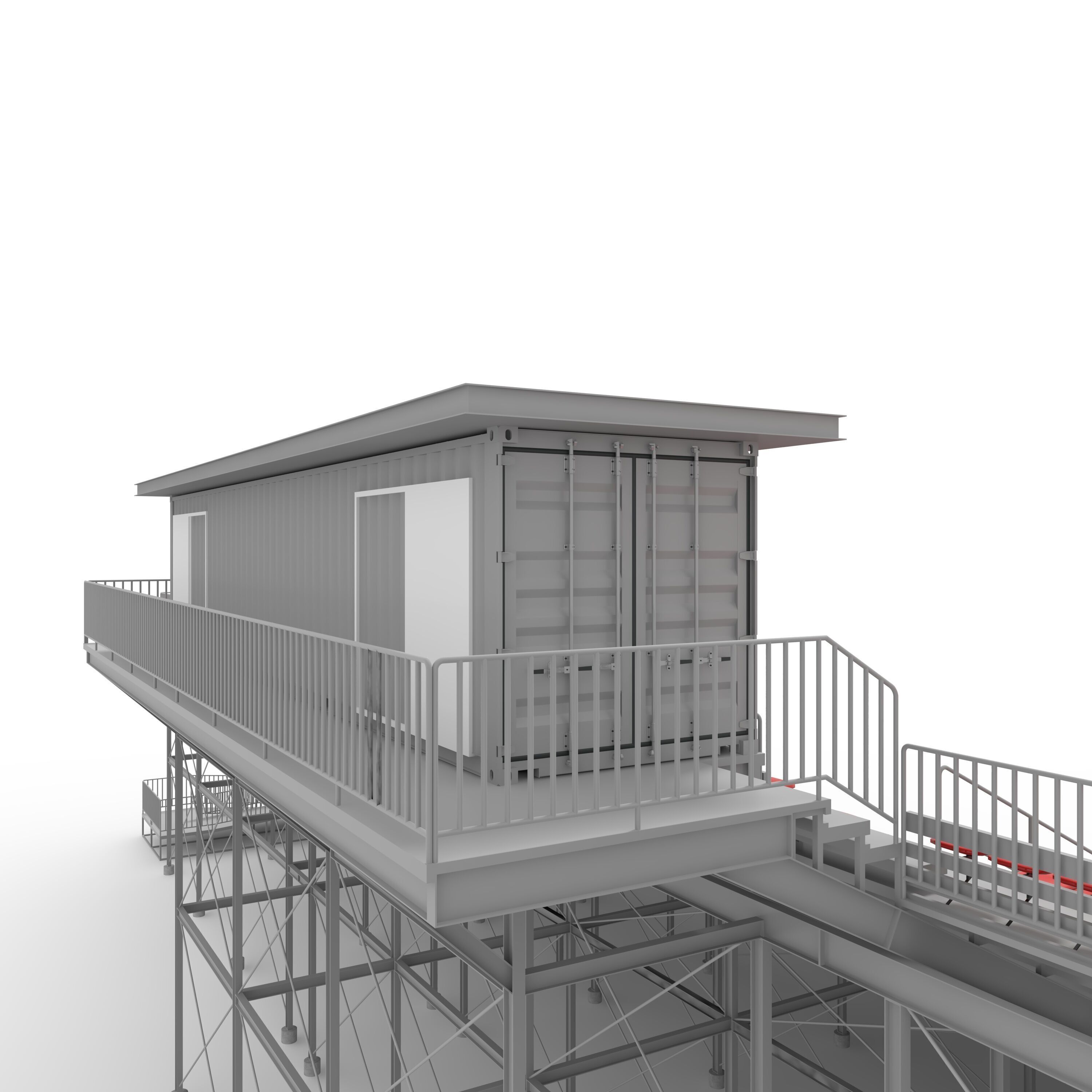 Bleachers 44 3D model_48