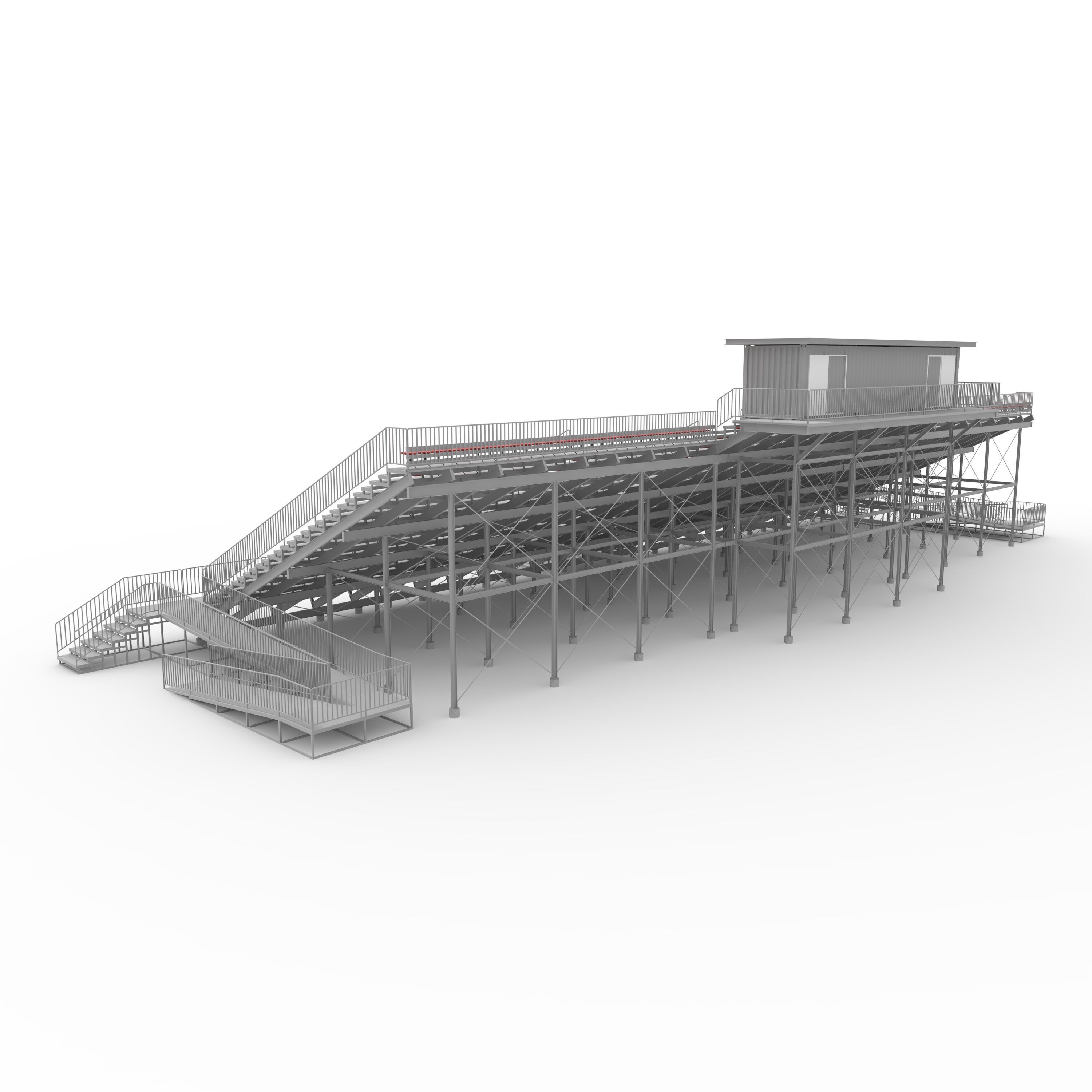 Bleachers 44 3D model_10