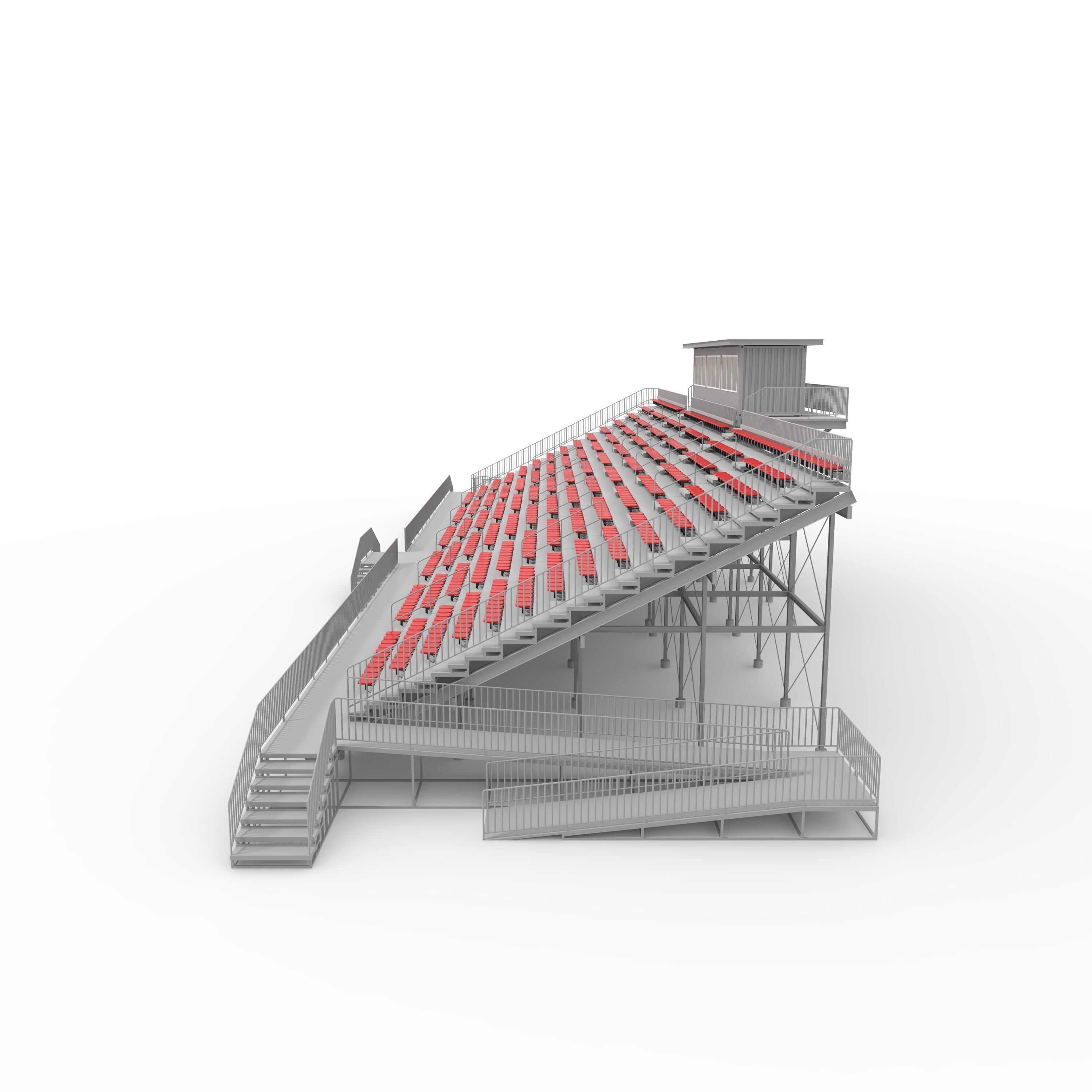 Bleachers 44 3D model_8