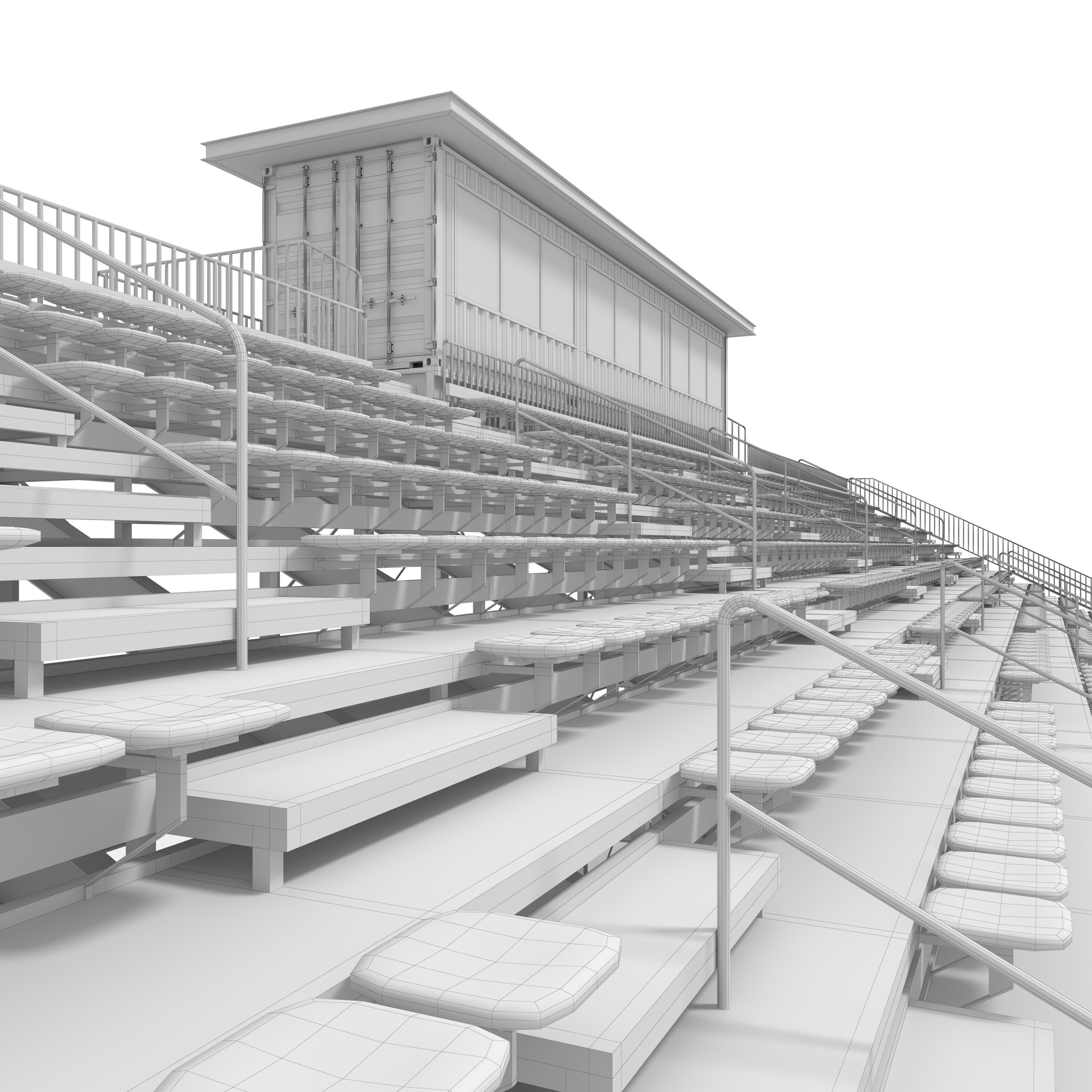 Bleachers 44 3D model_41