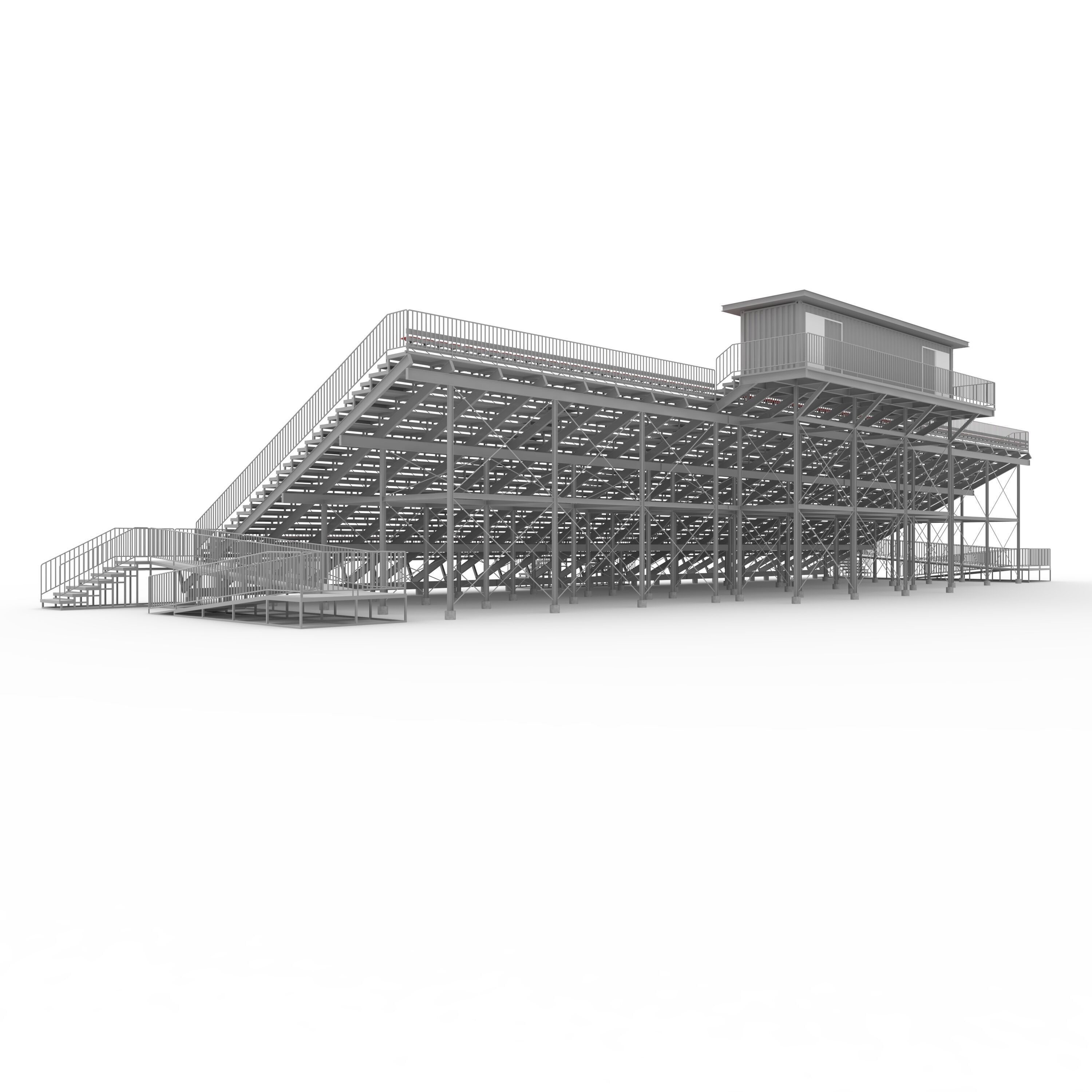 Bleachers 44 3D model_22