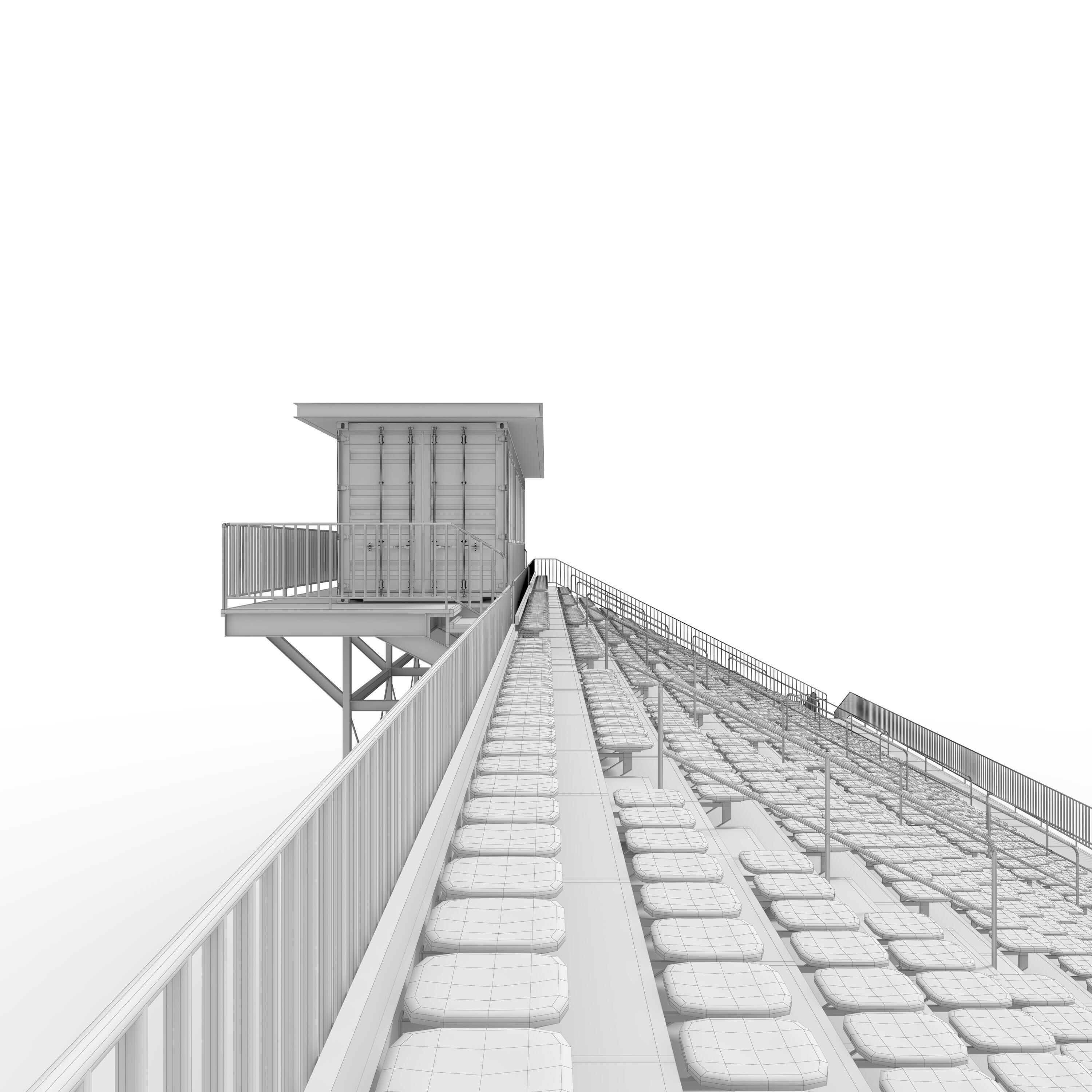 Bleachers 44 3D model_45