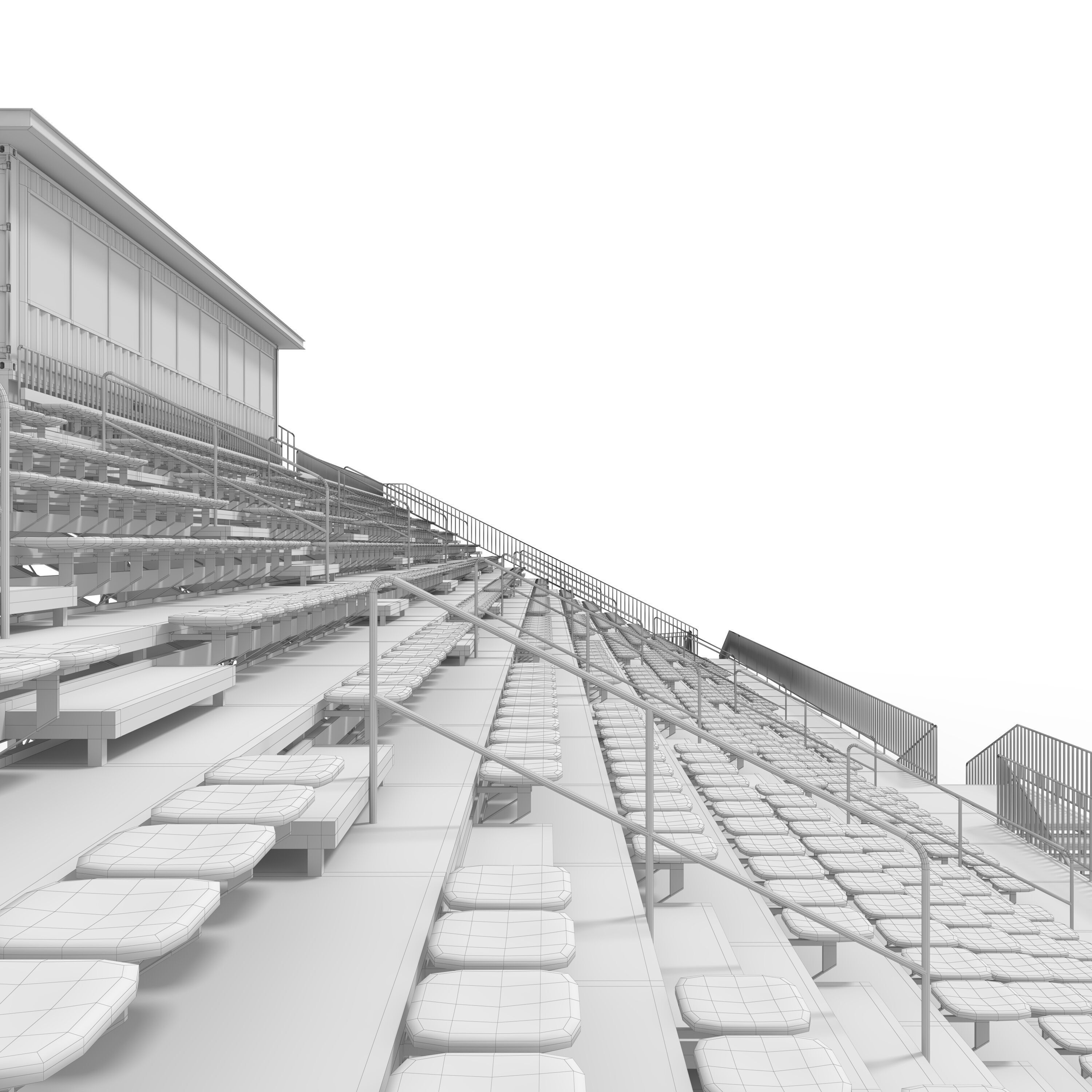Bleachers 44 3D model_43