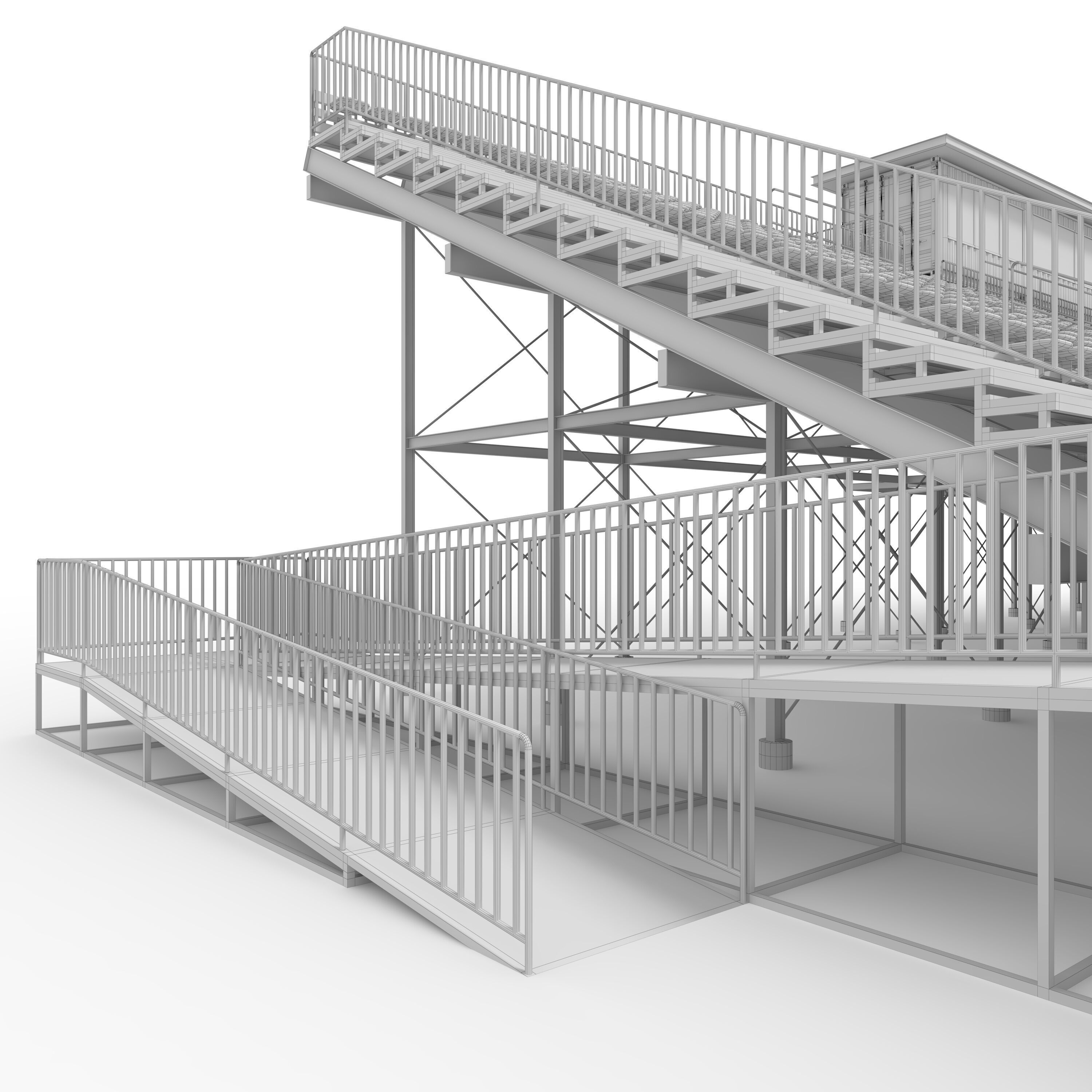 Bleachers 44 3D model_31