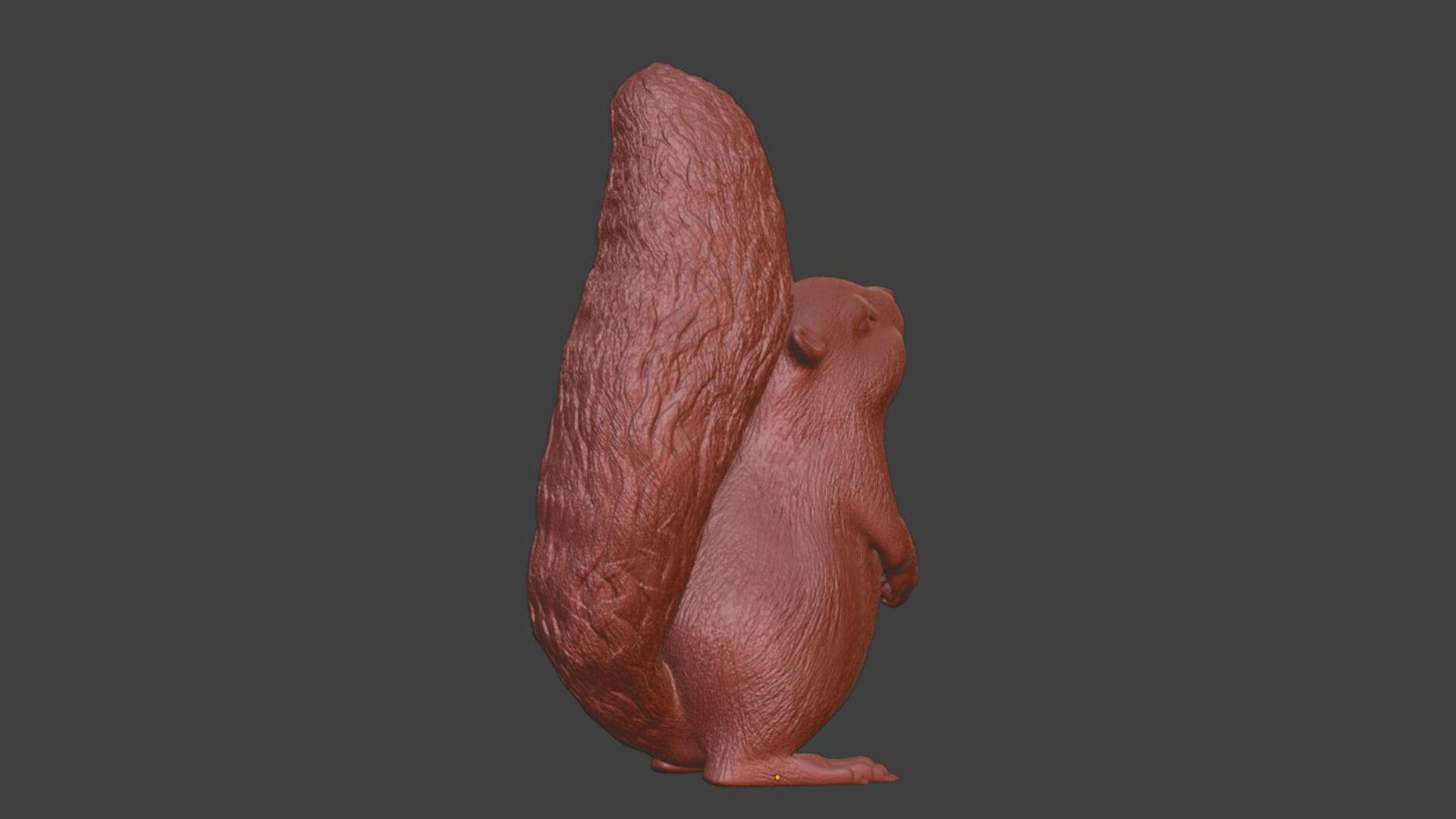 Realistic Squirrel Figurine 3D print model_9