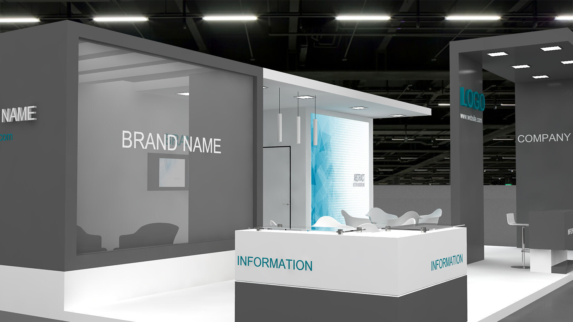 Exhibition Booth 3D model 3D model_4