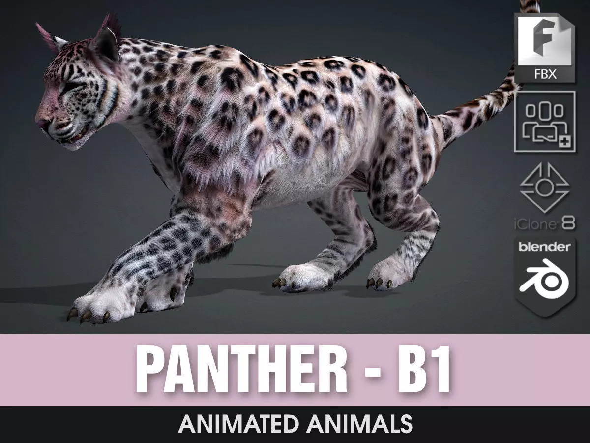 Panther-B1 3D model_0