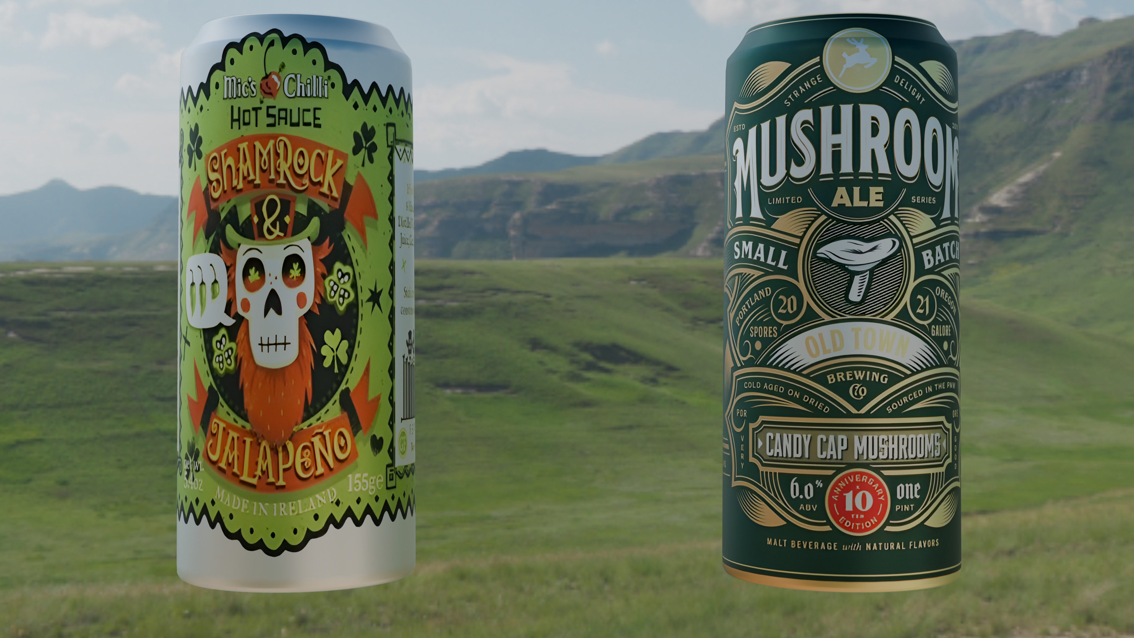 Cola can realistic bottle 3d model 3D model_2