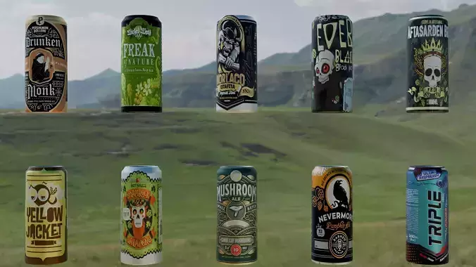 Cola can realistic bottle 3d model 3D model Cola can realistic bottle 3d model 3D model