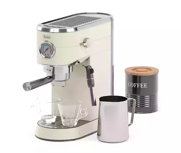 GEVI Espresso Coffee Machine 3D model