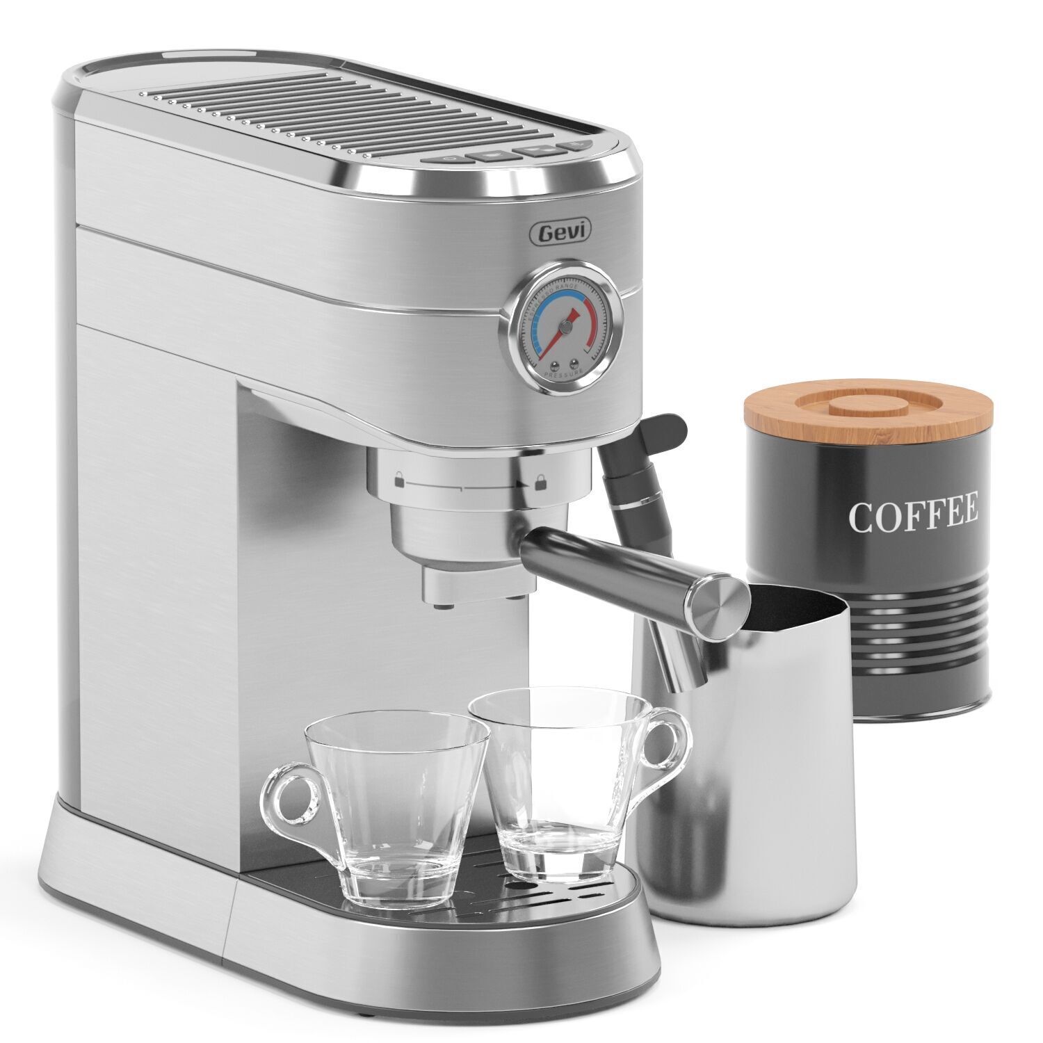 GEVI Espresso Coffee Machine 3D model_3