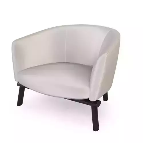 LIVRE Armchair By Gallotti Radice 3D model perfect