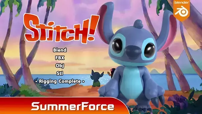 Stitch - Lilo and Stitch 3D model