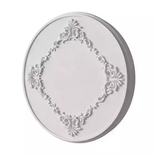 Plaster Elegance Decorative Moldings Ornament for Wall Decor 3D model