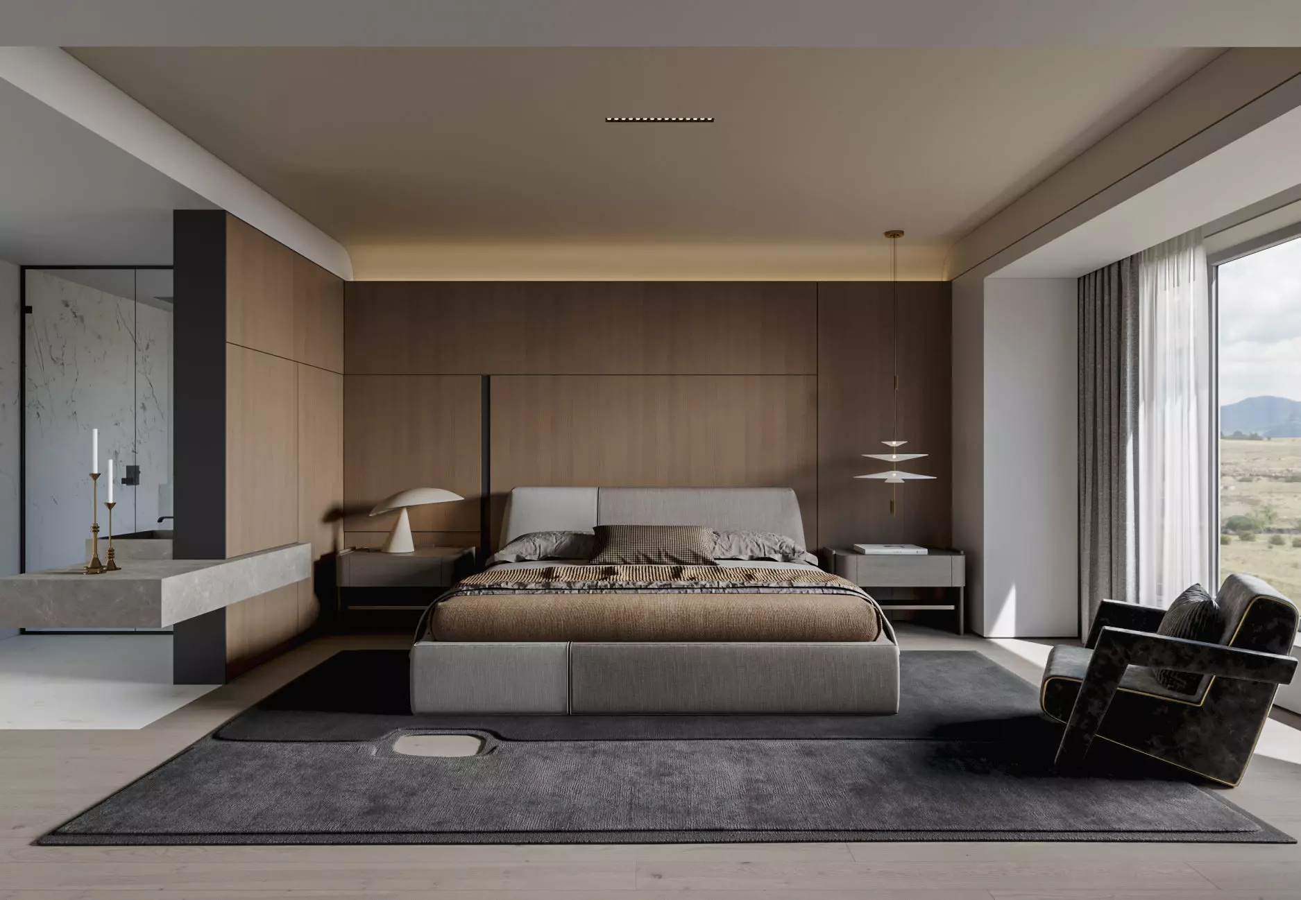 Bedroom interior scenes 3D model