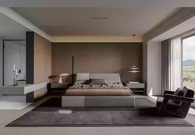 Bedroom interior scenes