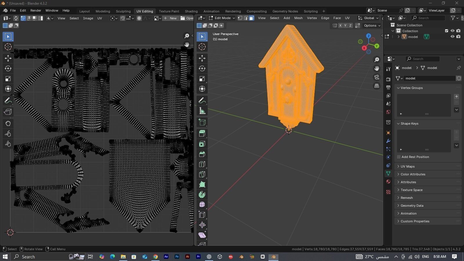KeyDoor 3D print model_8