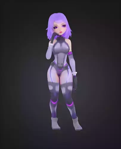 3d anime girl