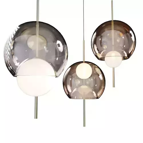 Sans Souci Galileo ABC Pendant Lamp01 Low-poly 3D model