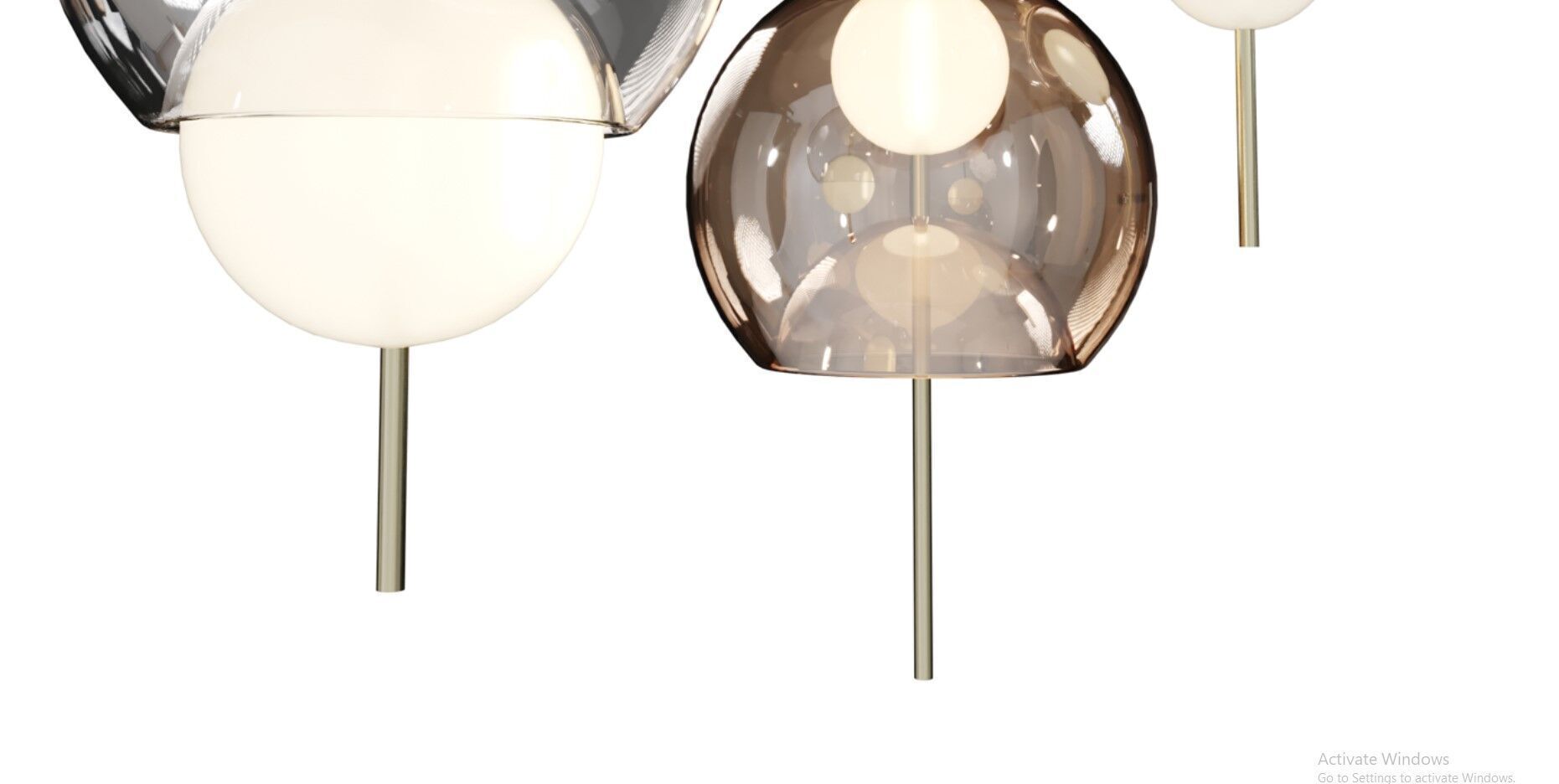 Sans Souci Galileo ABC Pendant Lamp01 Low-poly 3D model_5