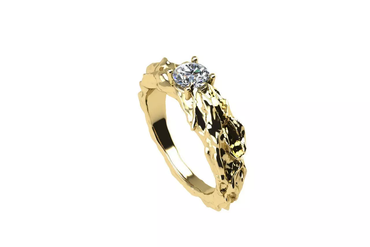 ENAGEGEMENT RING 3D print model_0