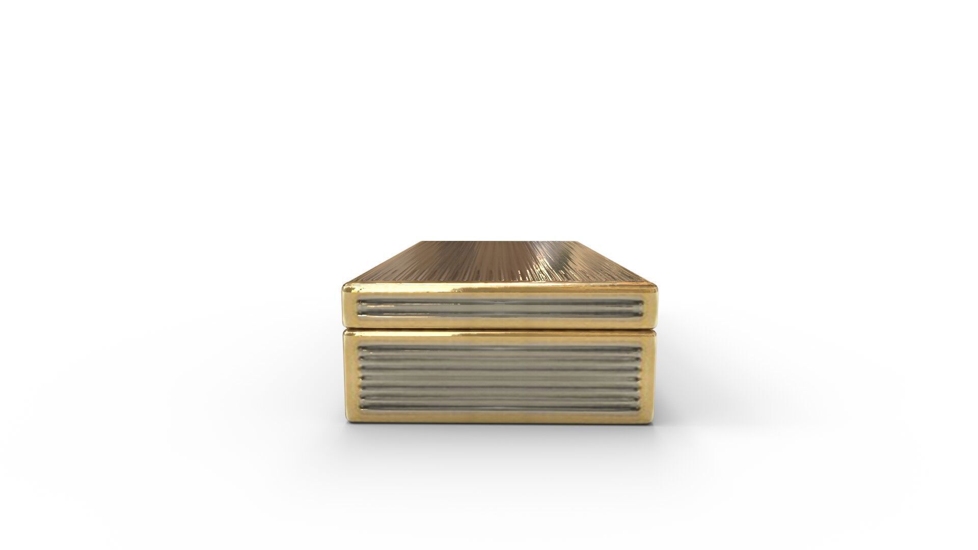 Dolly Small Textured Silver Box 3D model_3